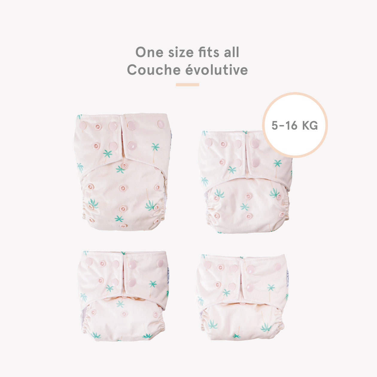 one size fits all cloth nappy