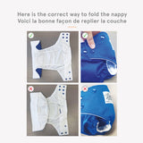 how to fold a cloth nappy